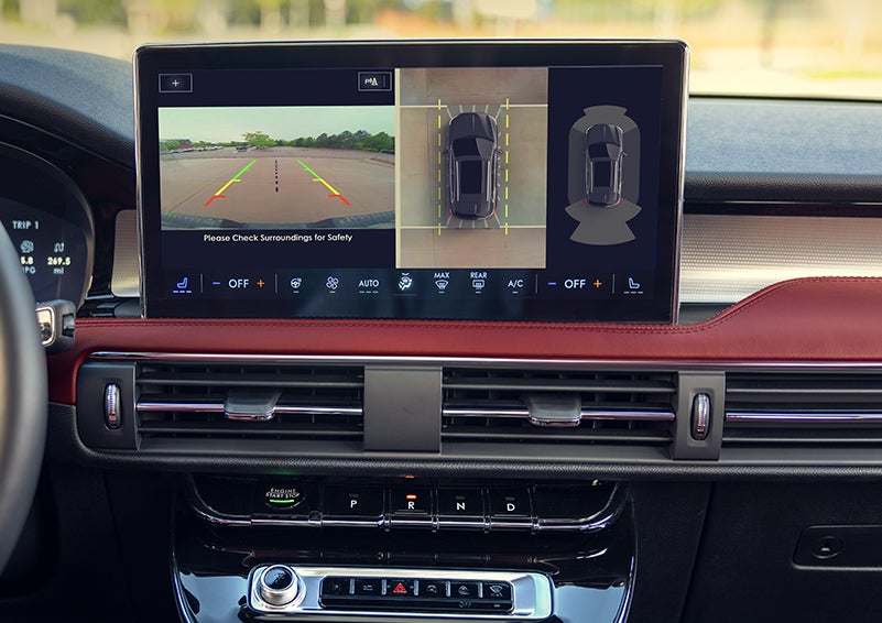 The large center touchscreen of a 2024 Lincoln Corsair® SUV is shown. | Beck Lincoln in Palatka FL